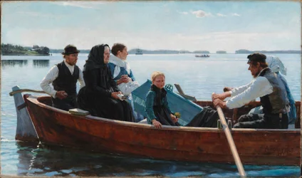 Lapsen arkun kuljettaminen (lapsen hautajaiset)