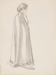 Nainen viitassa