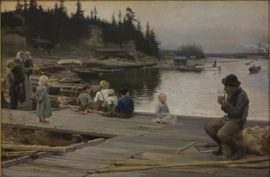 Kesäilta Hammarin korjauspihalla