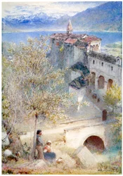 "Locarno, llac Maggiore", 1905 finès