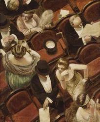 Teatterissa.
