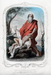 Älä laita kättäsi lyijyn päälle, sillä nyt tiedän, että sinä pelkäät Jumalaa, c1850.