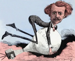 Albert Humbertin (1835 - 1886) Nadarin sarjakuva.