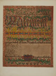 Pa. Saksalainen kuolintodistus, n. 1937.