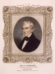 Yhdysvaltain presidentti William Henry Harrison, 1846 (litografia)