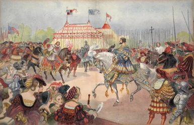 Field of the Cloth of the Gold, kuvitus teoksesta 