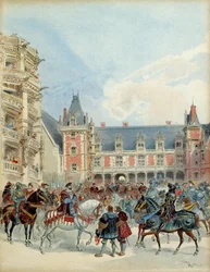 Francois I:n (1494-1547) hovi Blois
