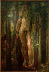 Sebastian sidottu metsään