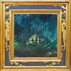 Chopinin yöllinen(öljy kankaalle)