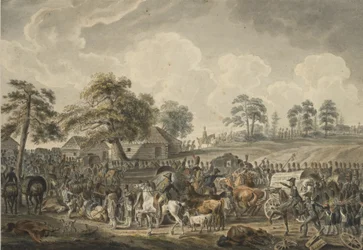 Ranskan armeija ylitti Daugava-joen 24. heinäkuuta 1812, 1820-luvun puolivälissä