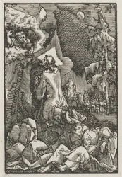 Ihmisen lankeemus ja lunastus: Kristus Öljymäellä, n. 1515.
