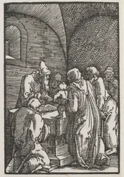 Ihmisen lankeemus ja lunastus: Kristuksen esittely temppelissä, n. 1515.