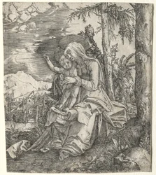 Neitsyt maisemassa, n. 1515.