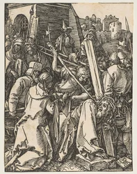 Kristus kantaa ristiä, pienestä kärsimyksestä, n. 1509.