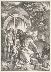 Christ in Limbo, The Large Passion, painos 1511.n.d.