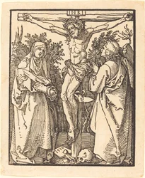 Kristus ristillä Marian ja Pyhän Johanneksen kanssa, 1510.
