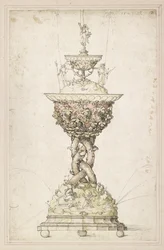 Suunnittelu pöytäsuihkulähteelle, 1509