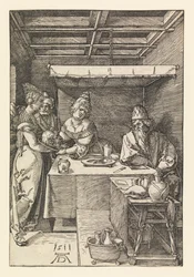 Herodias Johannes Kastajan pään kanssa
