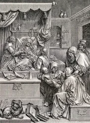 Pyhän Johanneksen syntymän korkea kohokuvioveistos, 1855