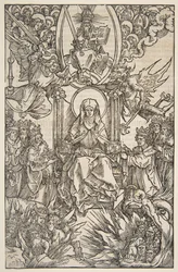 Kuvitus Revelationsista Sancte Birgitte, Koberger Nürnberg 1502 saksalainen teksti.n.d.