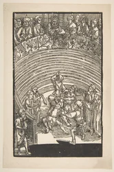 Kuvitus Terencen komediasta, 1800-luvun uusintapainos.n.d.