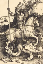Saint George tappaa lohikäärmeen, 15011504.