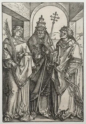 Pyhät Stefanus, Sixtus ja Laurence.