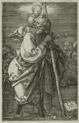 St. Christopher kasvot vasemmalle