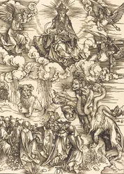 Peto, jolla on kaksi sarvea kuin lammas, 1498.