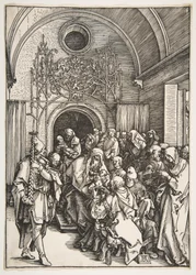 Ympärileikkaus, teoksesta The Life of the Virgin.n.d.
