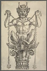 Suuren pylvään ylälohko, n. 1517.
