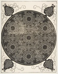 Kuudes solmu. Lomitettu pyöreä, seitsemän seppelettä, 1521 ennen.