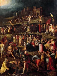 Kohtauksia intohimosta, Albrecht Durerin piirustuksesta, flaamilainen maalaus (1500-luku)