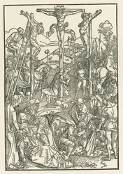 Pieni Golgata, noin 1503-04 (puupiirros).