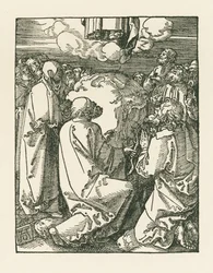 Ylösnousemus, noin 1510 (puupiirros)