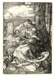 Madonna päärynän kanssa