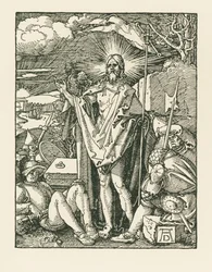 Ylösnousemus, noin 1510 (puupiirros)