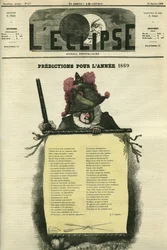Ennusteet vuodelle 1869. Kansi Lorentzin "" L
