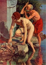 Luonnos kuvaan Kristus ilmestyy joukolle, 1830-luku, 1965.
