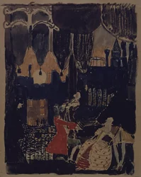 Lavastus N. Rimski-Korsakovin oopperaan Mozart ja Salieri, 1902