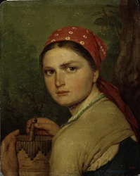 Talonpoikatyttö, n. 1824