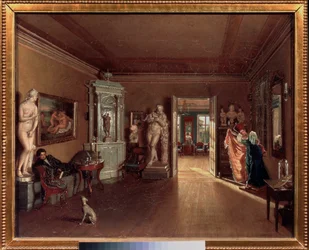 Taiteilija Aleksei (Alexis) Venetsianovin (1780-1847) ateljee Pietarin sieclessä - Tretjakon osavaltio