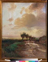 Maatie (maatie) - Aleksei Kondratjevitš Savrasovin (1830-1897) maalaus, öljy kankaalle