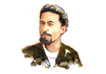 Anton Chekovin muotokuva (Tšehov tai Tšehov