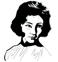 Jiang Qingin (1914-1991) muotokuva Mao Zedongin vaimon (Jiang Qingin muotokuva Madame Maona)