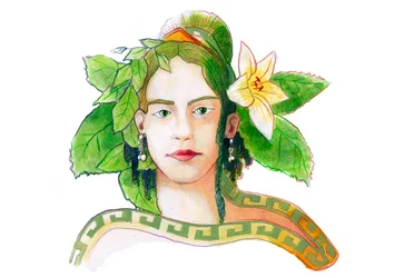 Gaia-jumalolennon, äitijumalattaren, kuvaus (kreikkalainen mytologia: Gaia eli Gaea, maan henkilöitymä)