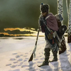 Perääntyvä jalkaväkimies vuoden 1812 Venäjän sotaretkellä, 2018