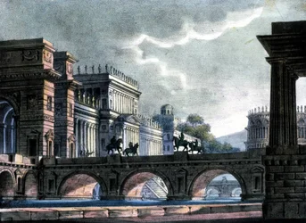 Sanquiricon lavastus Gaetano Donizettin La Scalan oopperaan "The Exile of Rome"