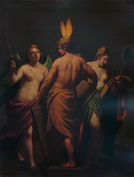 Filosofia, historia ja varovaisuus herättävät mielen tiedon haluun, c1624, 1938
