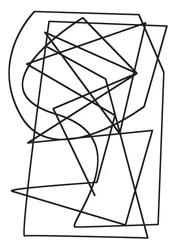 yksi rivi (pulssi), 2019, (piirustus)